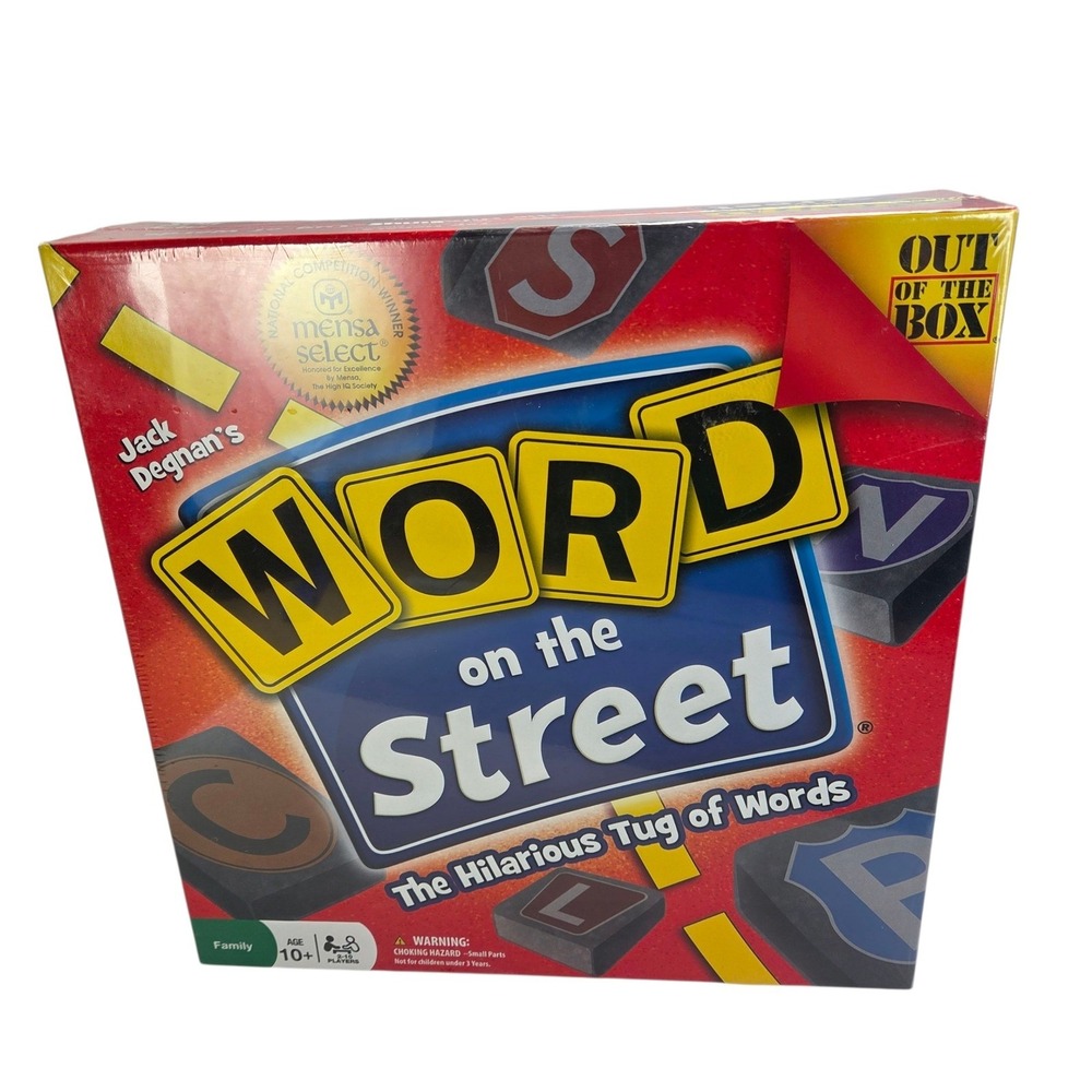 Word on the Street‎ Board Game 2009 The Hilarious Tug of Words Family Night New